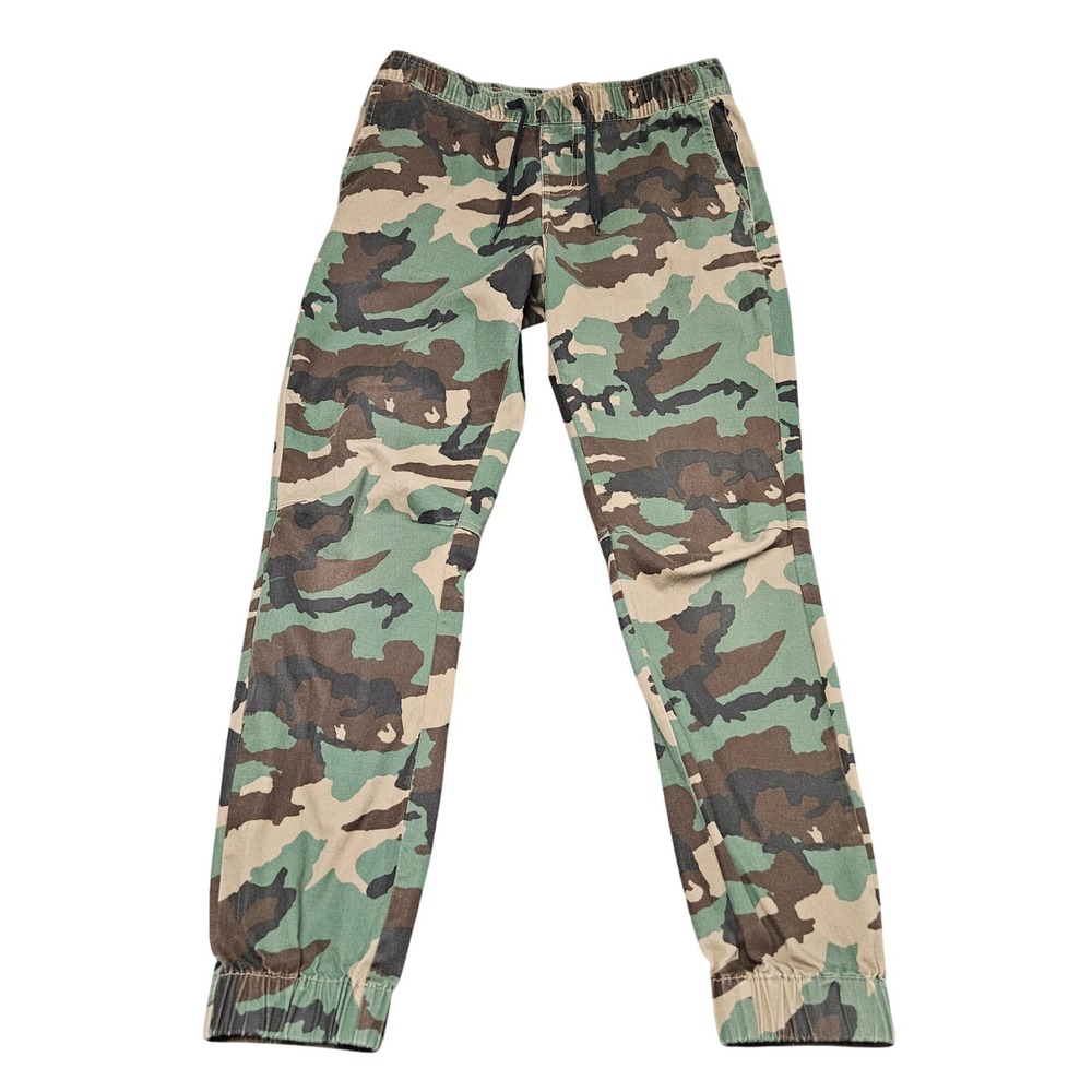 Empyre Camo Pants Small Drawstring Pull On Elastic Waist‎ Skater Streetwear